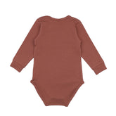 Long-sleeved bodysuit made of cotton (organic)